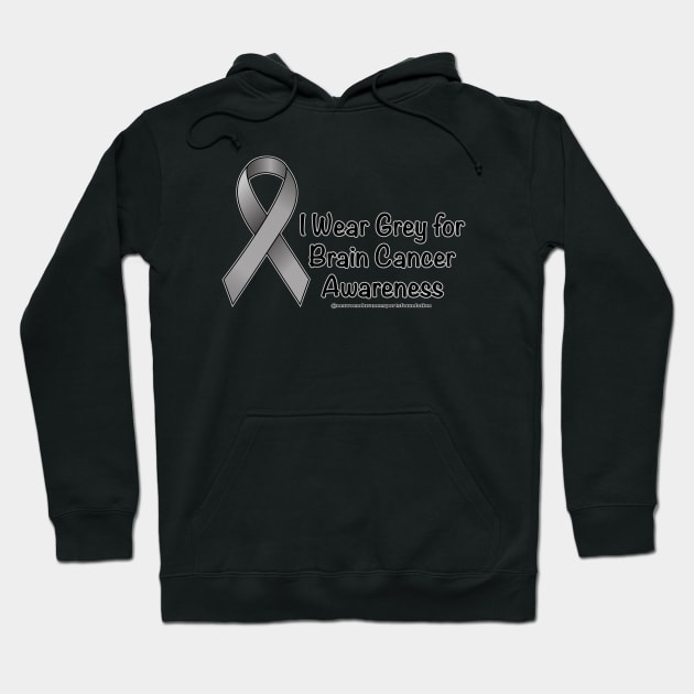 Wear Grey for Brain Cancer Awareness Hoodie by Neuro Endurance Sports Foundation